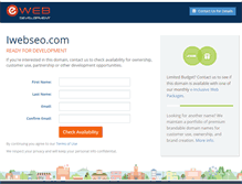 Tablet Screenshot of iwebseo.com